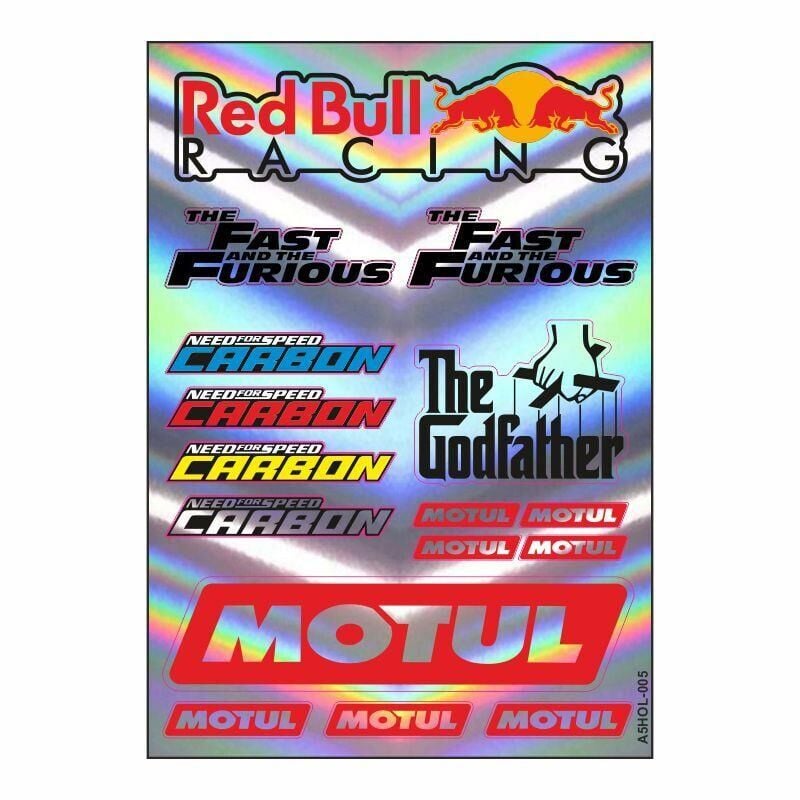 A5 Hologram Sticker 075 Tek Paket Çoklu