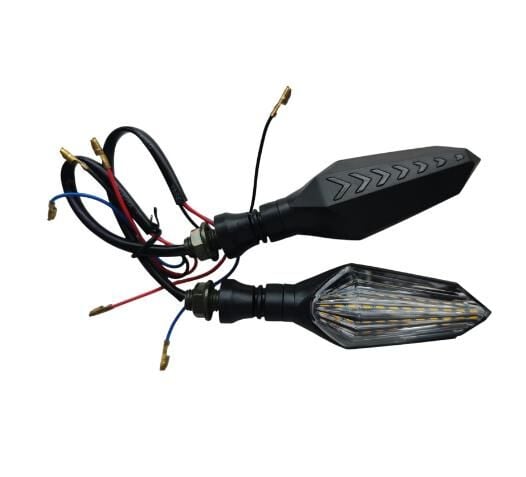 Kayan Ledli Sinyal 2 Adet (Ok Model) 971 (Sarı Yanan)