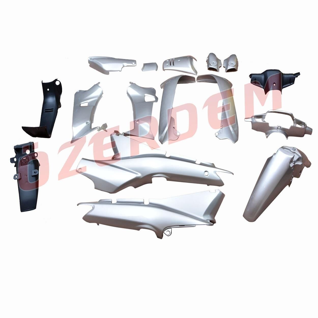 Lifan 100 Kaporta Seti Gri 16 Parça