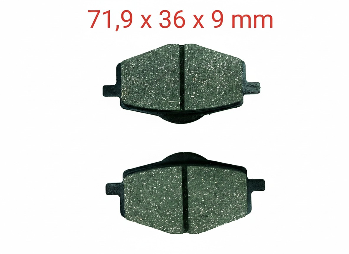 Rks Arka Fren Disk Balatası İth Fa101 Freccia 125-150, Vrs 125