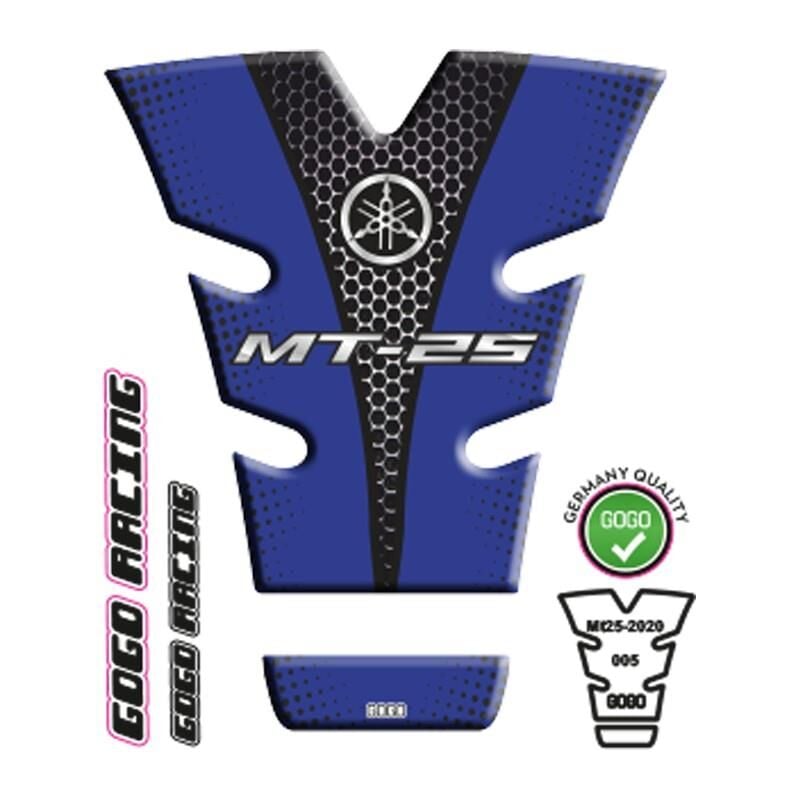 Yamaha Mt25 2020 - 2024 Uyumlu Tank Pad 005