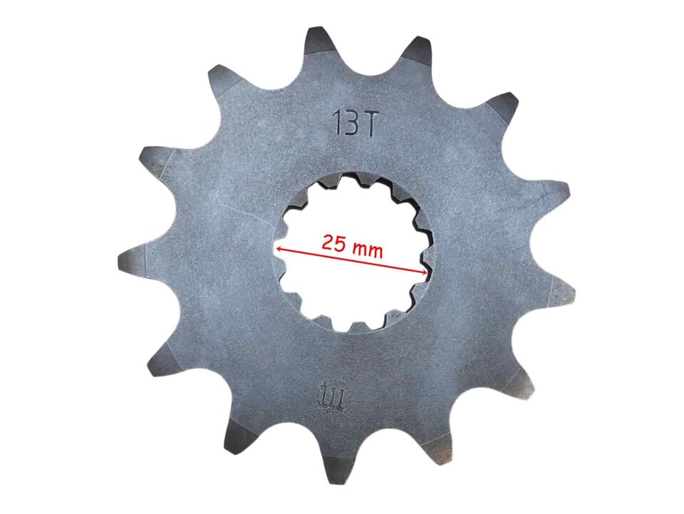 Yamaha R25 Mt-25 Uyumlu Ön Dişli 520-13T İç 25 Mm 13 Tırnak Öm