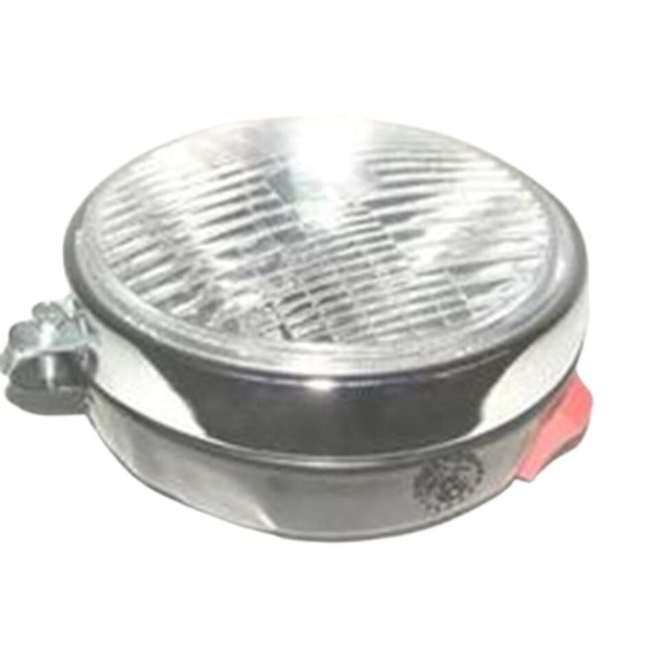 Mobylette Yuvarlak Far Komple Siyah