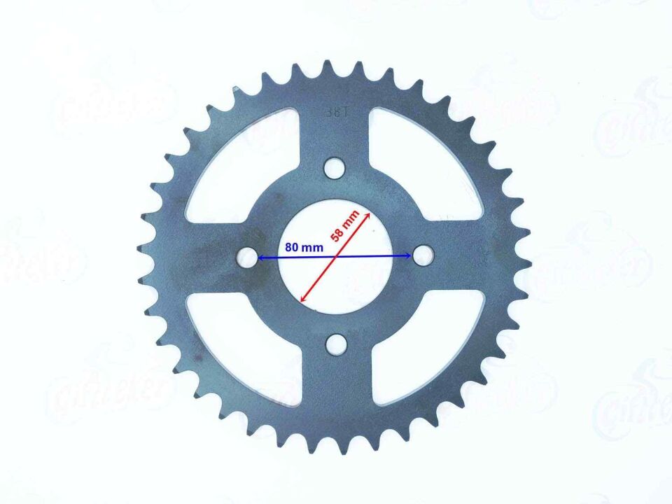 250Mct Arka Dişli 520-38T İç 58 Mm Öm