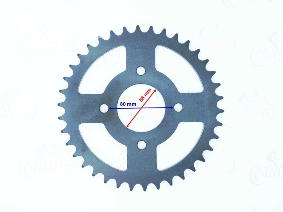 250Mct Arka Dişli 520-38T İç 58 Mm Öm