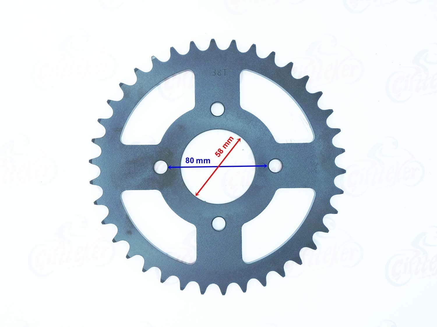 250Mct Arka Dişli 520-38T İç 58 Mm Öm