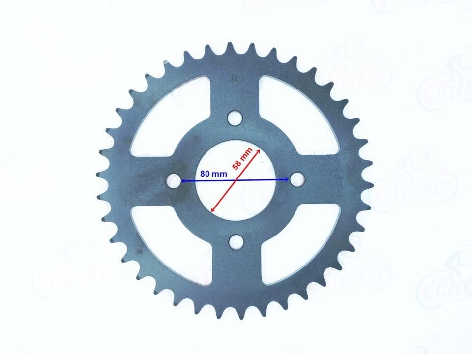 250Mct Arka Dişli 520-38T İç 58 Mm Öm