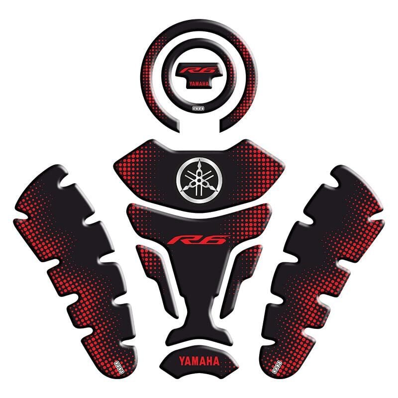 Yamaha R6 Uyumlu Tank Pad Set 003