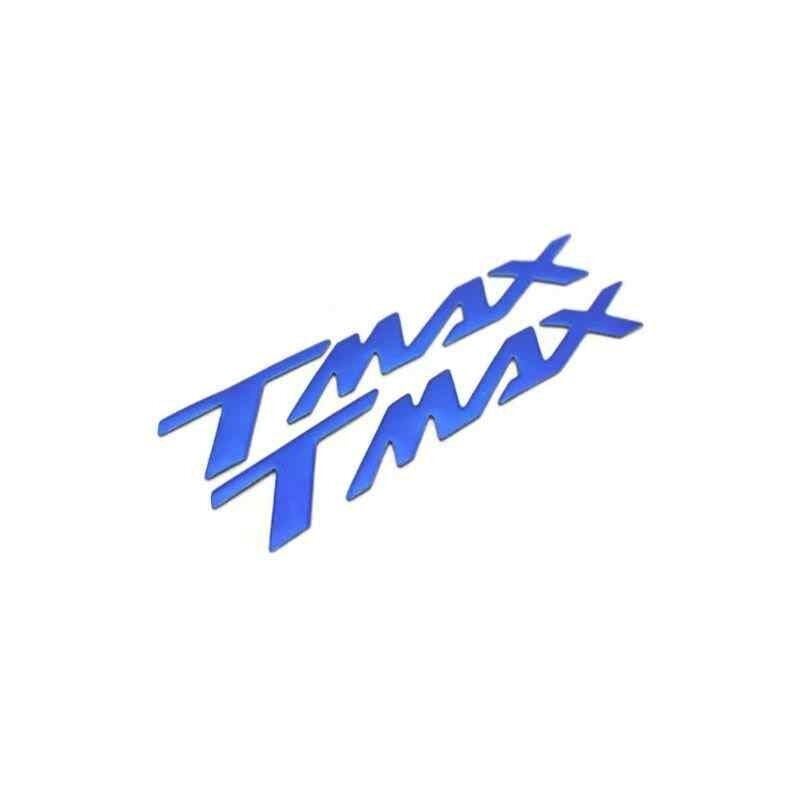 Yamaha Tmax Uyumlu Sele Altı Metalik Yazı Seti Mavi