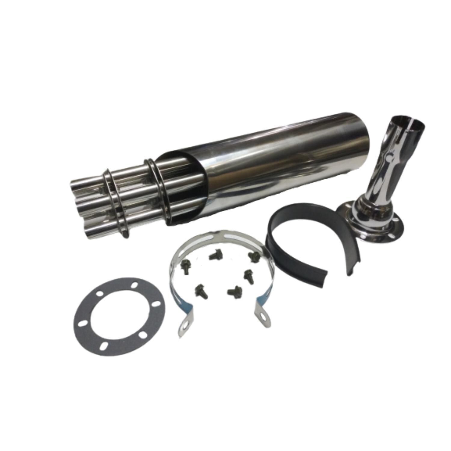 Cg 250 Egzoz Arka Kısmı Nikel Terminatör (Mikser)