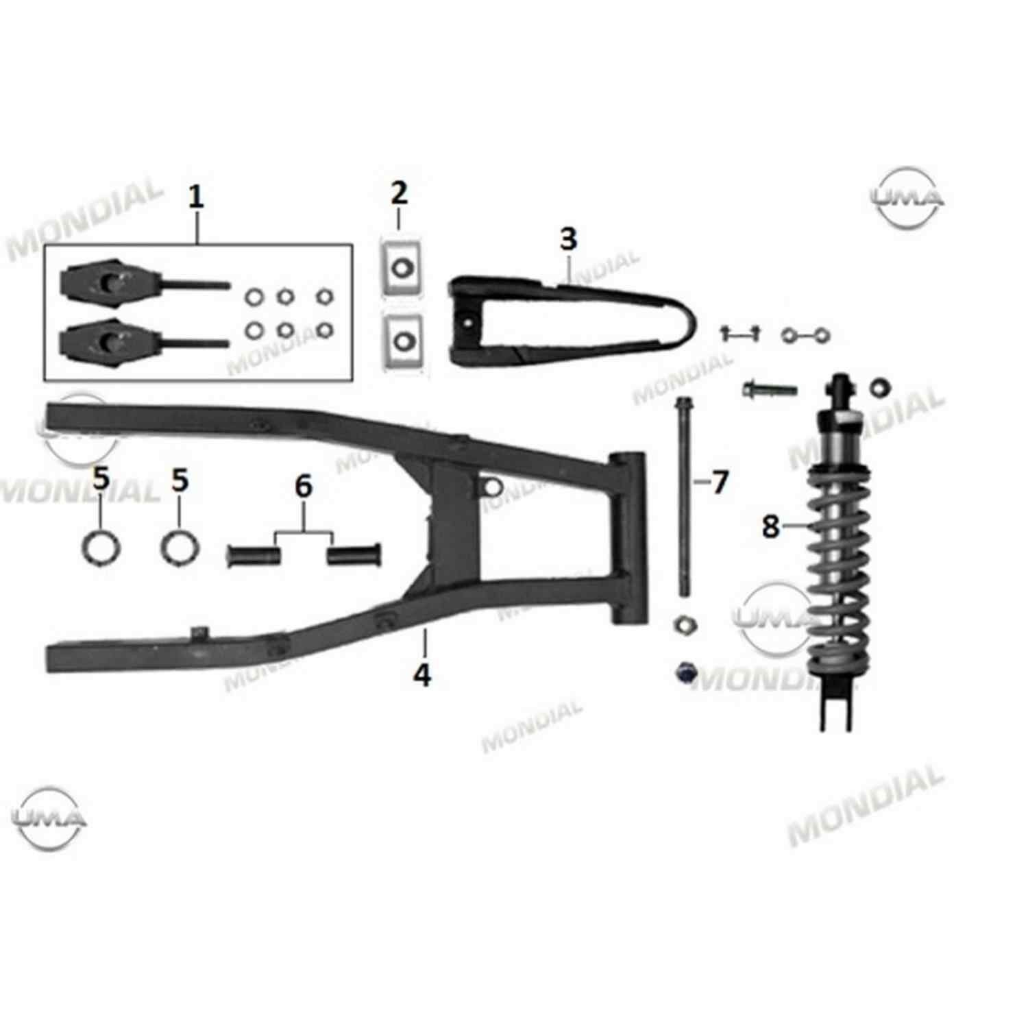 Rx1 Enduro Arka Zincir Gegi Grubu Orj