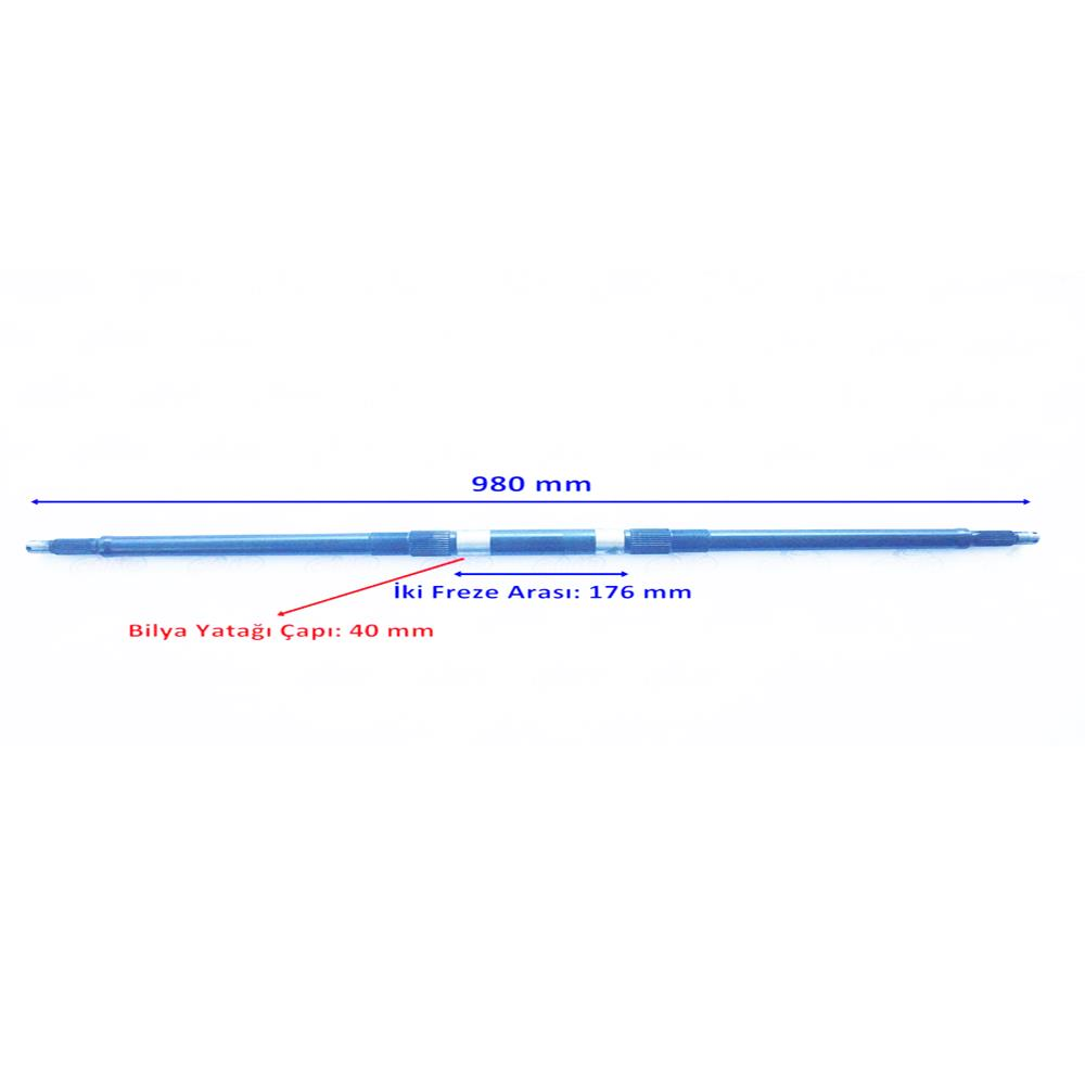 Atv Jınling Aks 980 Mm Bilya Yatağı 40 23 Freze Öm