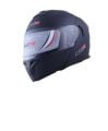 Kask Çene Açılır Sertifikalı Parlak Siyah M Beden Md 166