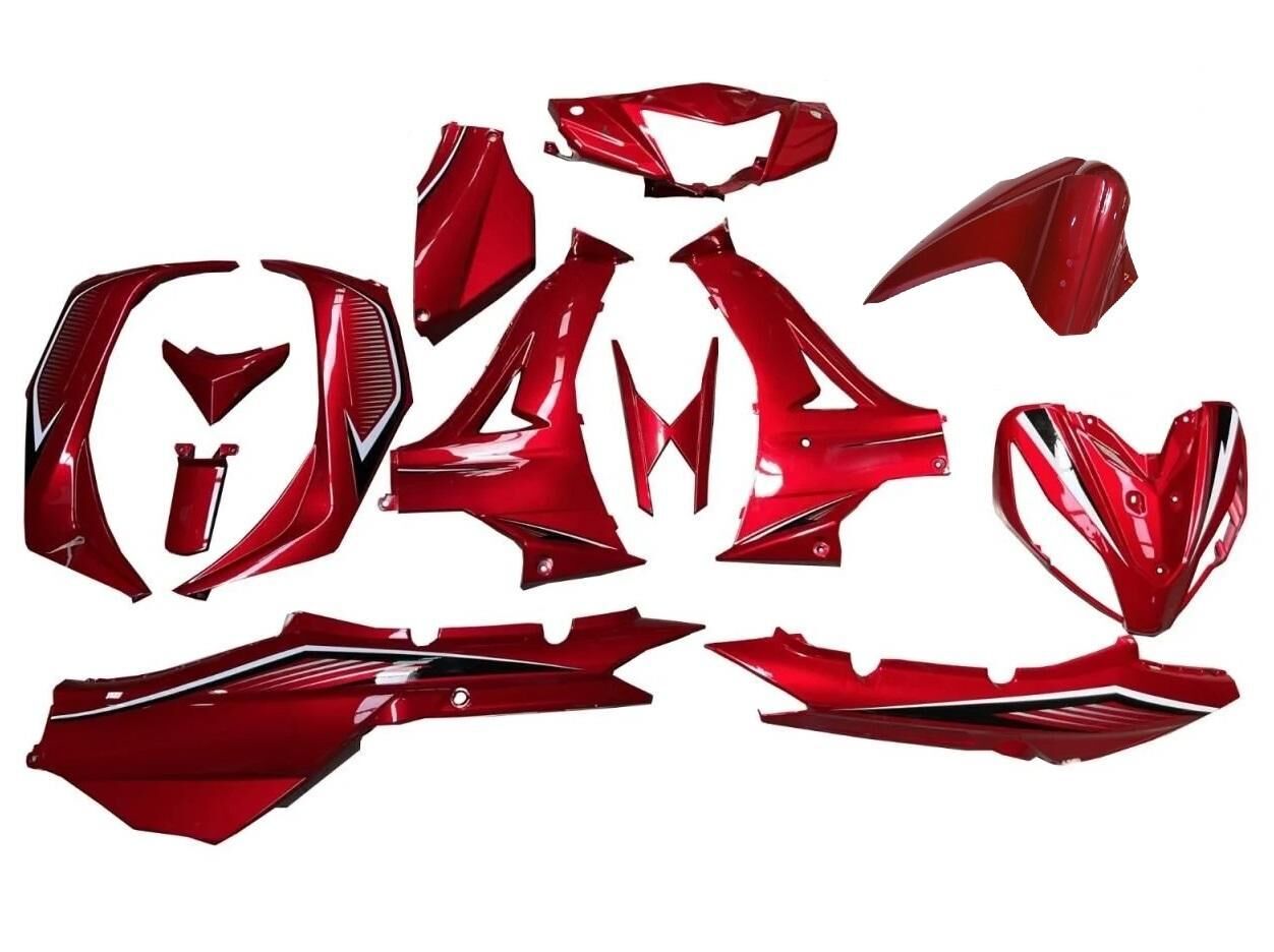 Kuba Cub Ege Kaporta Seti Kırmızı 13 Parça (Ege 50 Yazılı)