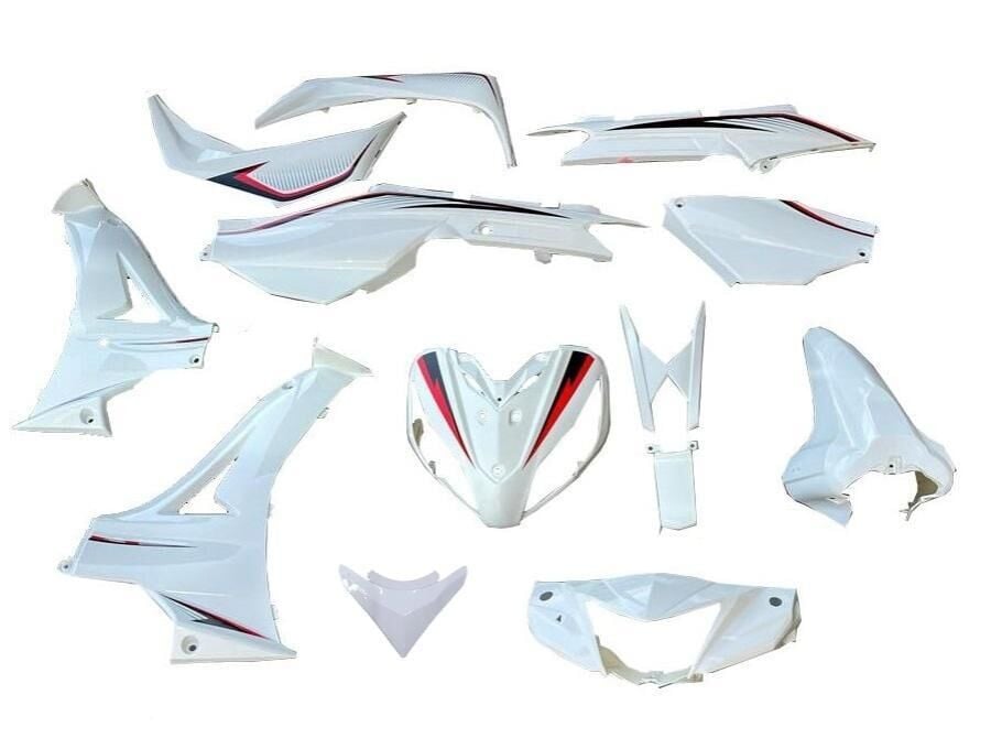 Kuba Cub Ege Kaporta Seti Beyaz 13 Parça (Ege 50 Yazılı)