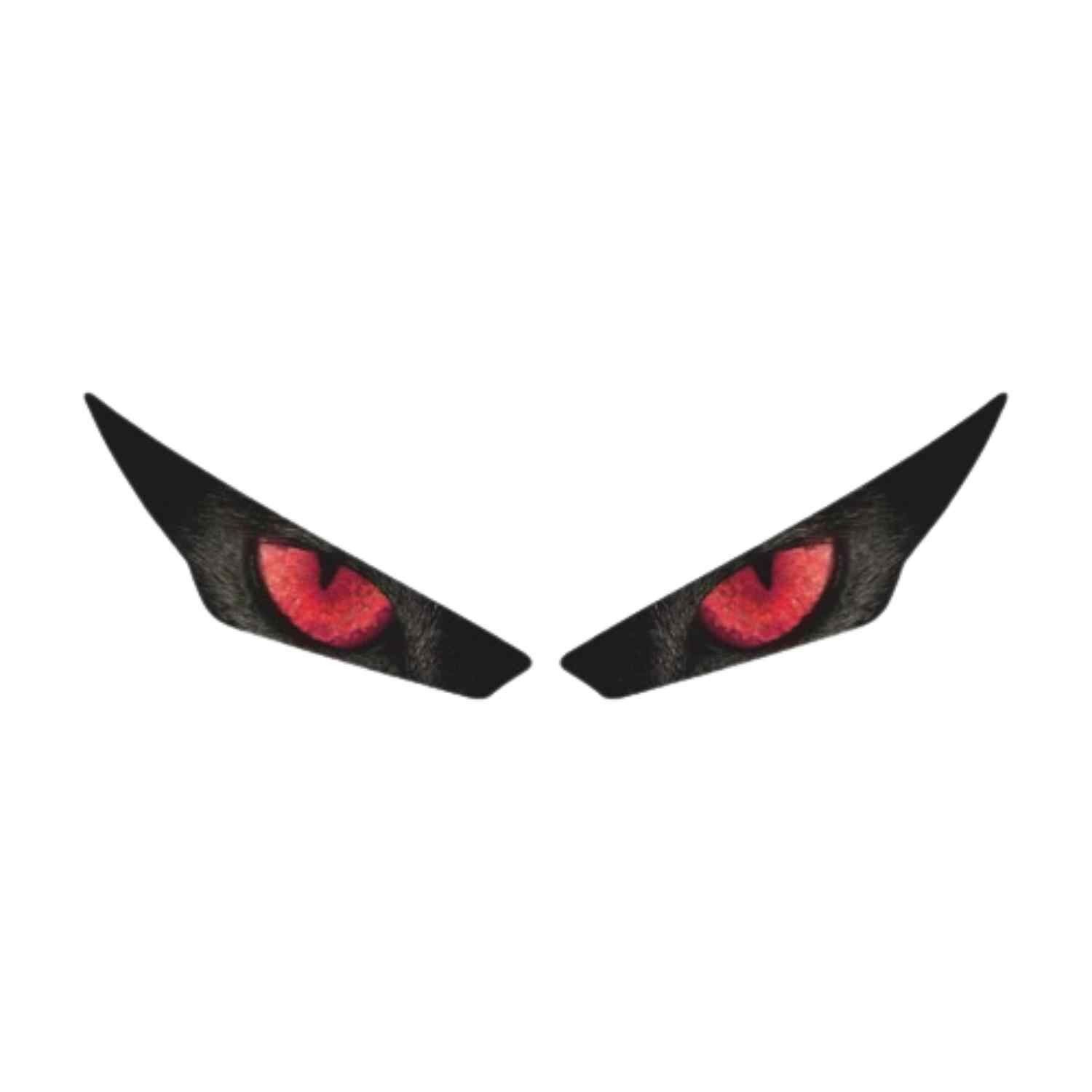 Rks R250 2023 - 2024 Uyumlu Far Sticker Kırmızı Göz