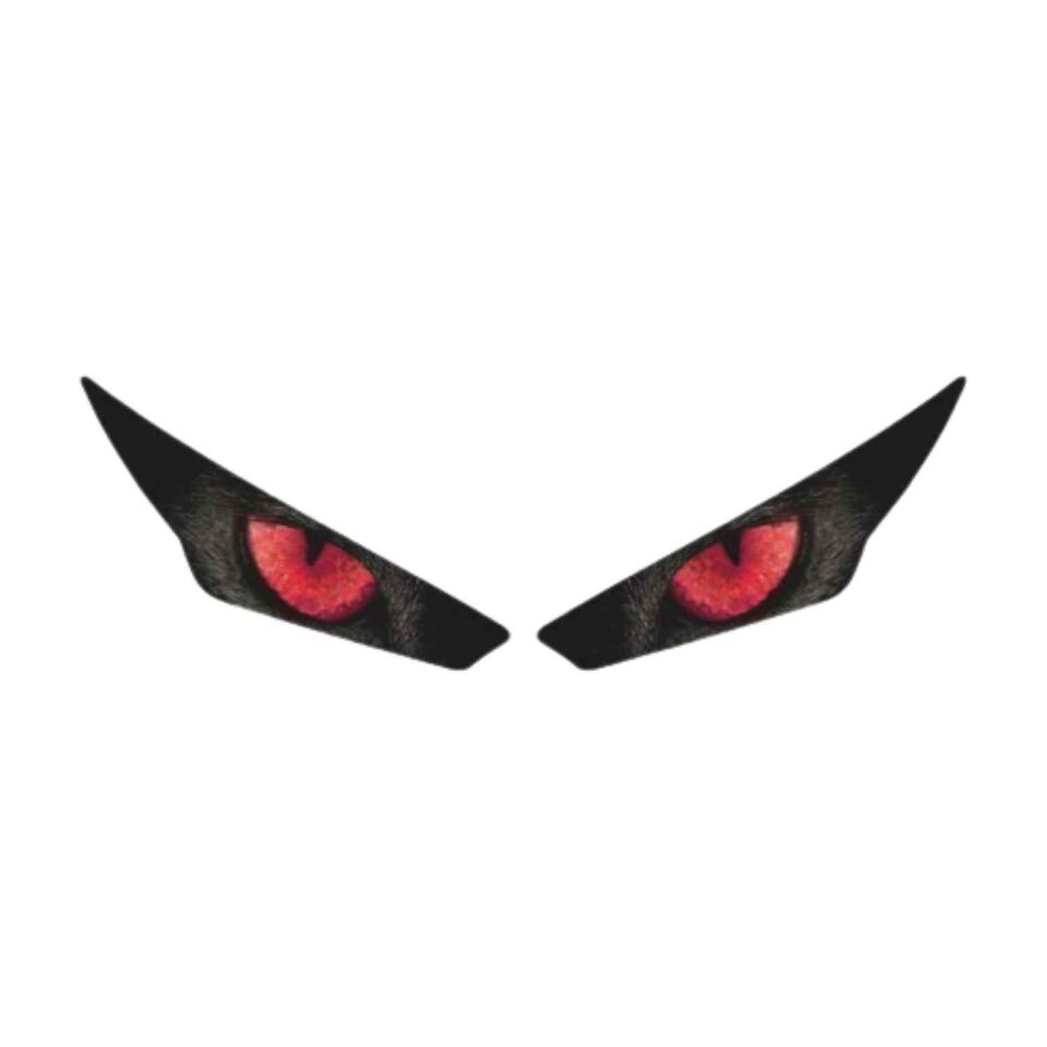 Rks R250 2023 - 2024 Uyumlu Far Sticker Kırmızı Göz