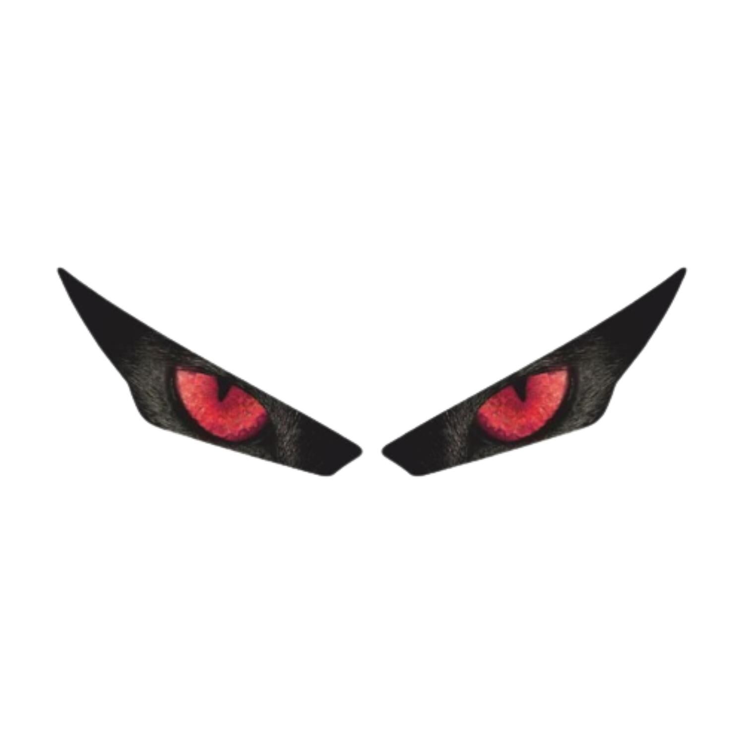 Rks R250 2023 - 2024 Uyumlu Far Sticker Kırmızı Göz