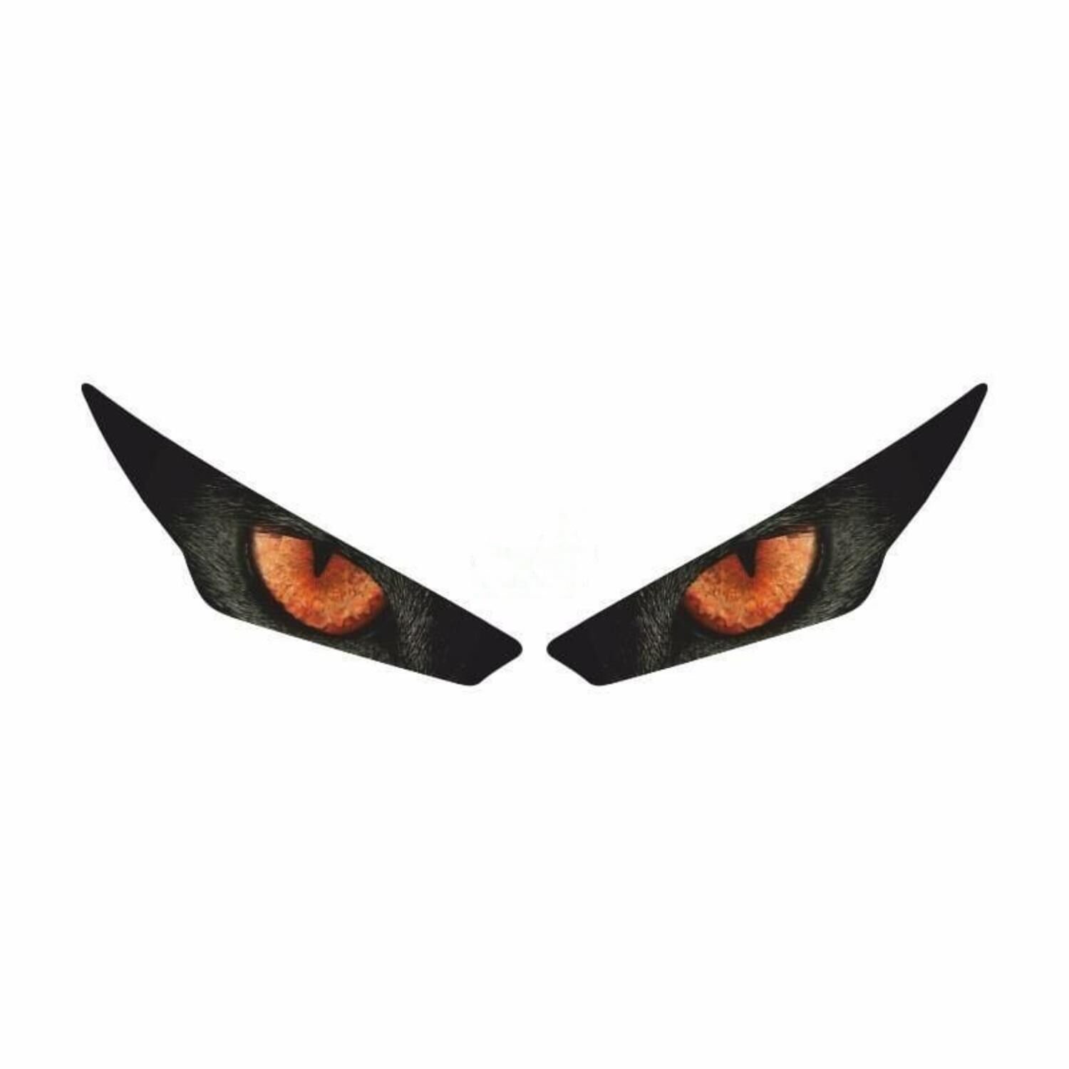 Rks R250 2023 - 2024 Uyumlu Far Sticker Turuncu Göz