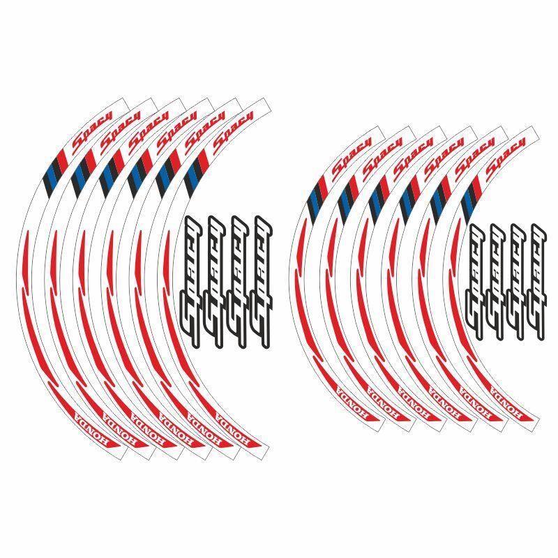 Honda Spacy Uyumlu Beyaz 1 Set Jant Şeridi