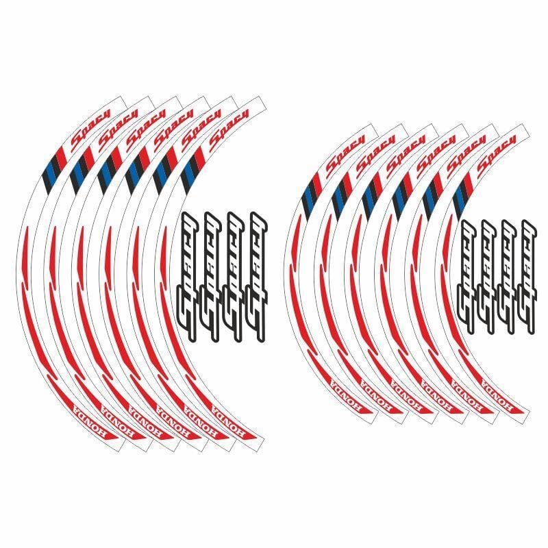 Honda Spacy Uyumlu Beyaz 1 Set Jant Şeridi