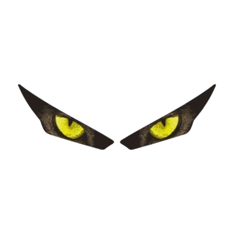 Rks R250 2023 - 2024 Uyumlu Far Sticker Sarı Göz