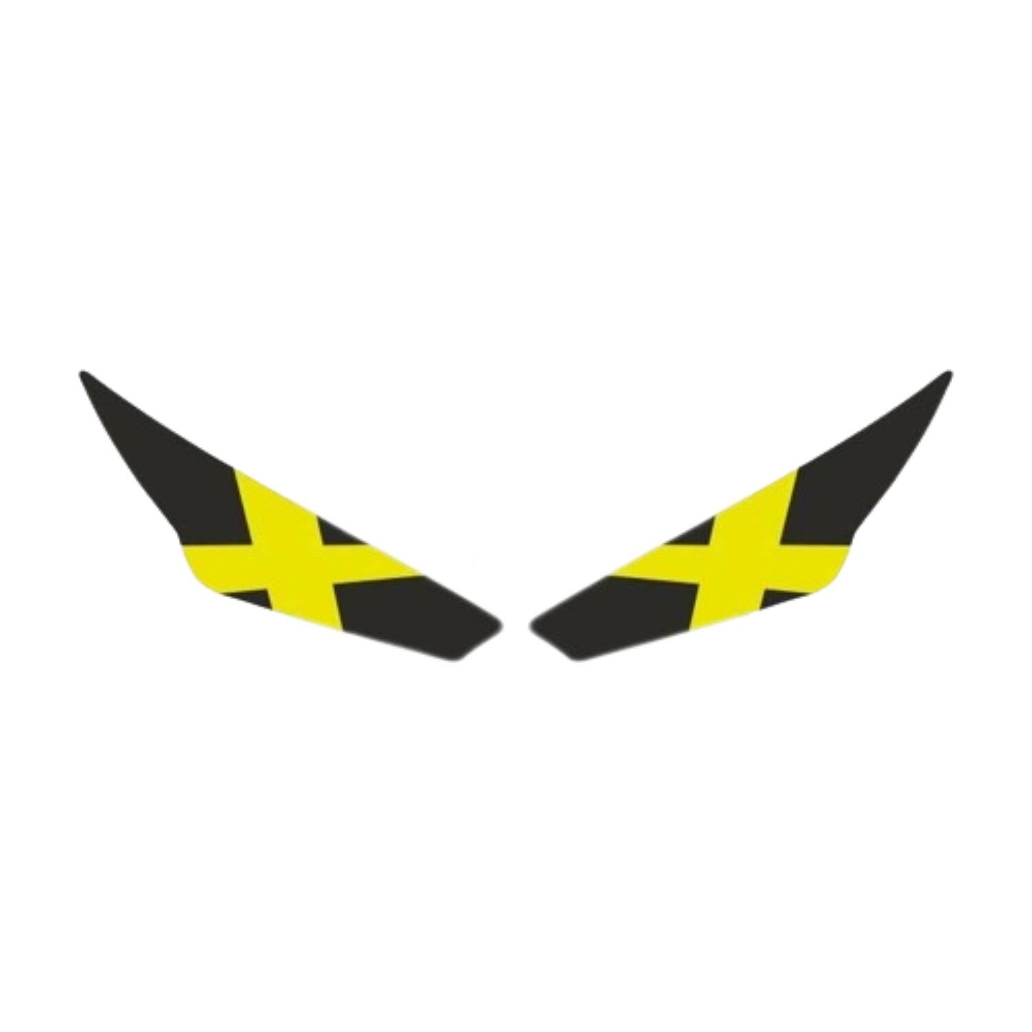 Rks R250 2023 - 2024 Uyumlu Far Sticker X Sarı