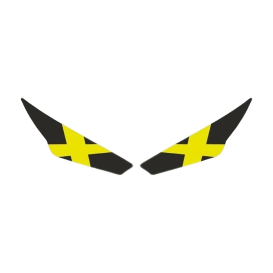 Rks R250 2023 - 2024 Uyumlu Far Sticker X Sarı