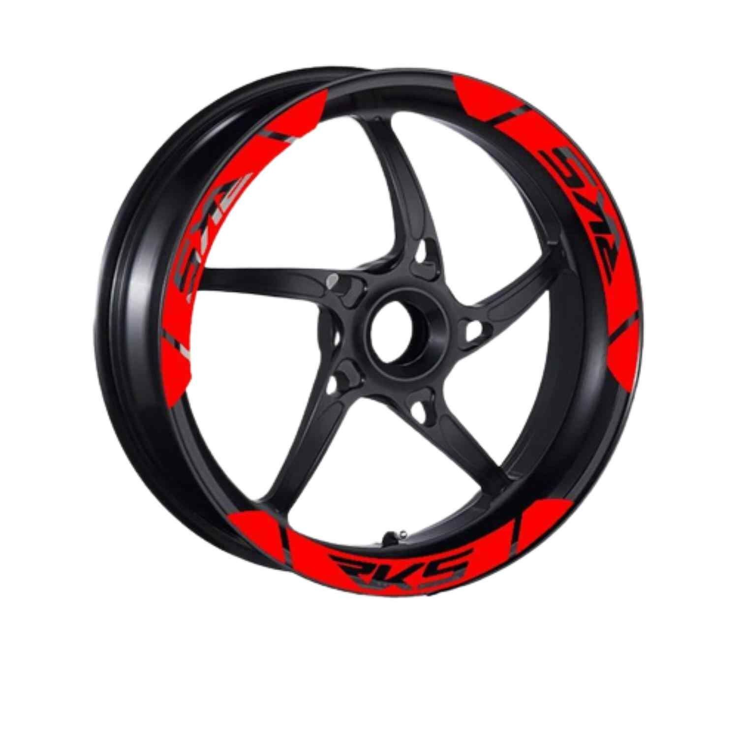 Rks Uyumlu Kırmızı Geniş 1 Set Jant Şeridi