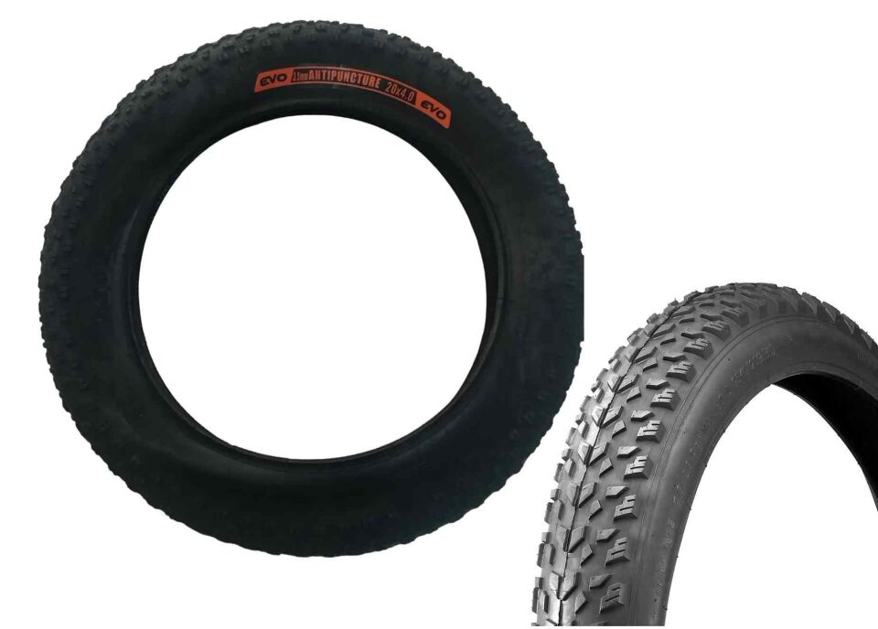 Dış Lastik Fatbike Kalın Teker 20X4.0 Tt Siyah 3,5 Mm Zırhlı