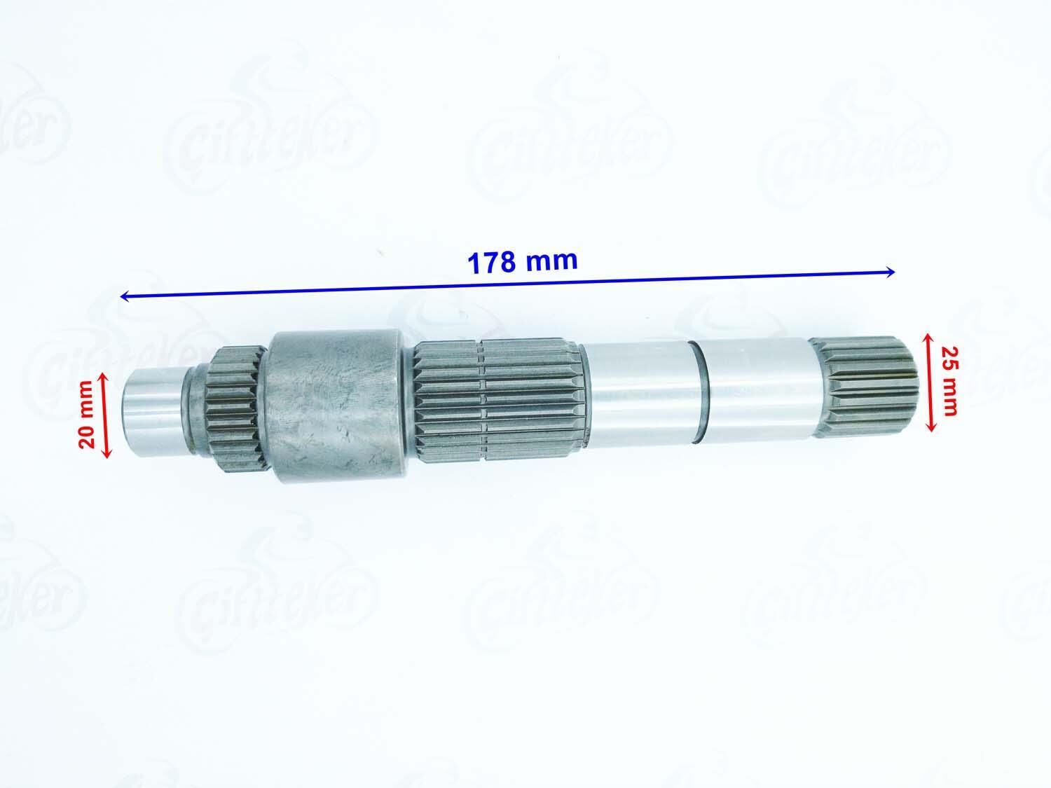 Kar Motoru Şanzıman Çıkış Mili 178 Mm Öm