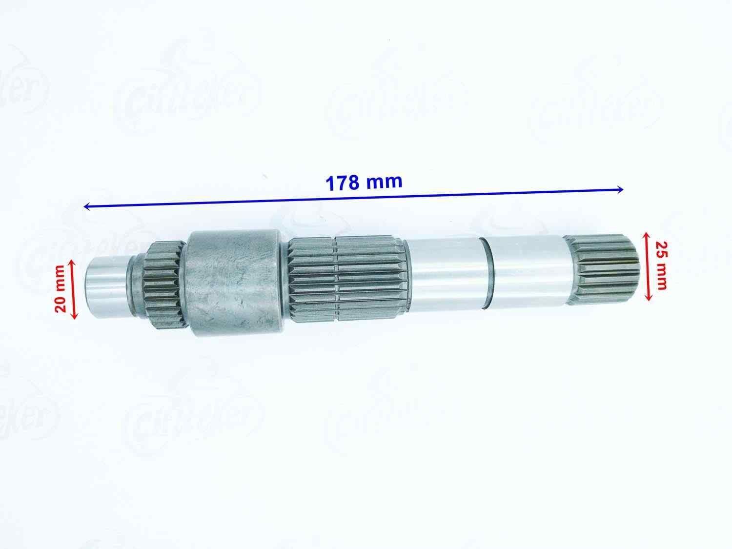 Kar Motoru Şanzıman Çıkış Mili 178 Mm Öm