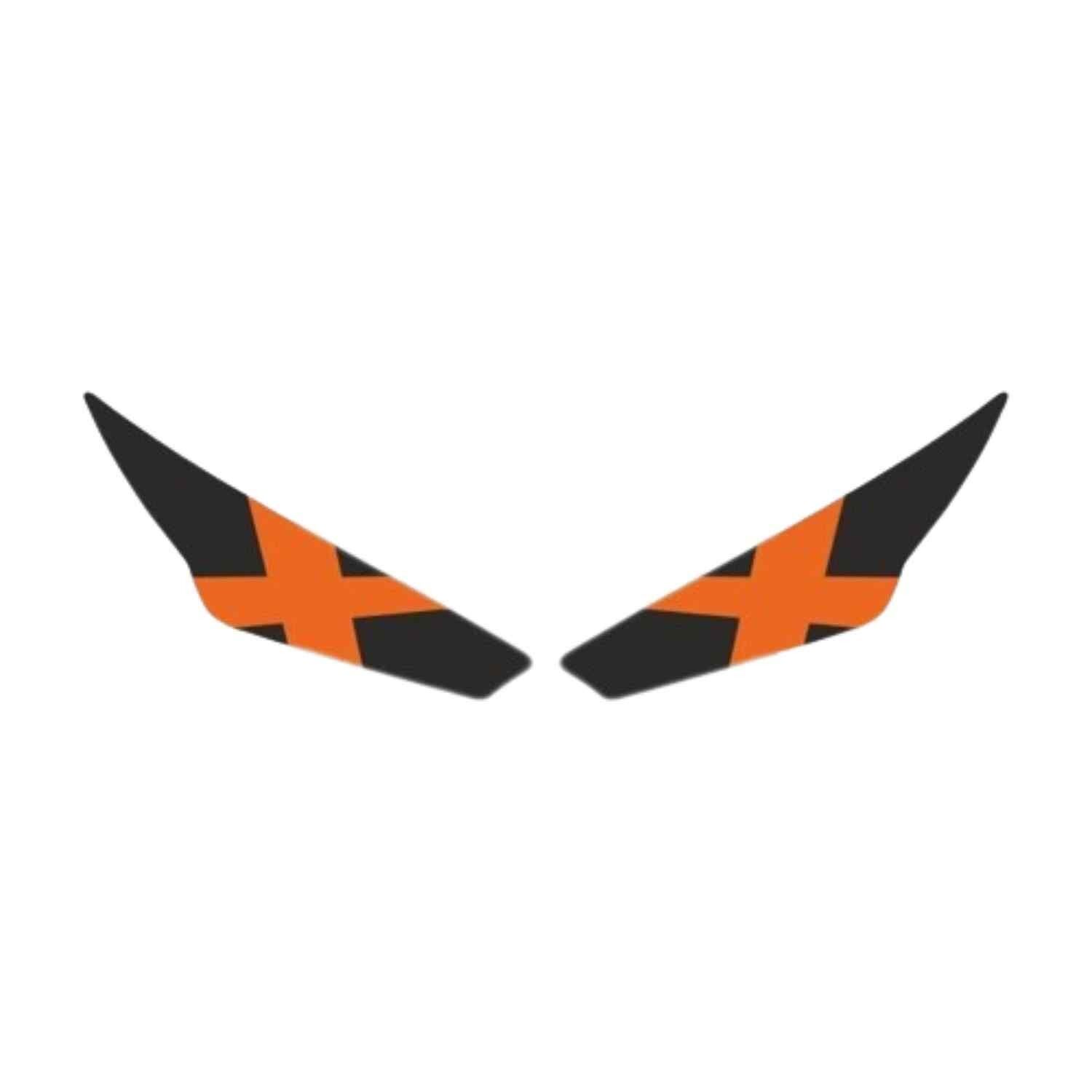 Rks R250 2023 - 2024 Uyumlu Far Sticker X Turuncu