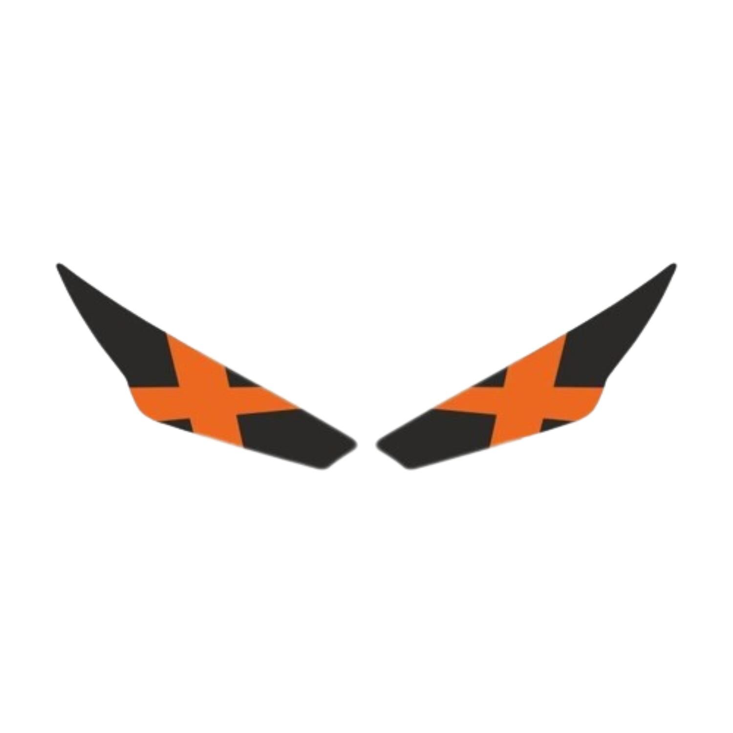 Rks R250 2023 - 2024 Uyumlu Far Sticker X Turuncu