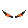 Rks R250 2023 - 2024 Uyumlu Far Sticker X Turuncu