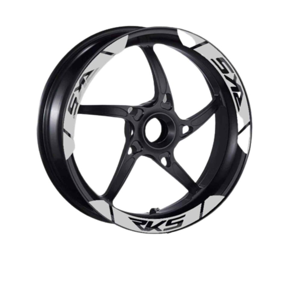 Rks Uyumlu Beyaz Geniş 1 Set Jant Şeridi