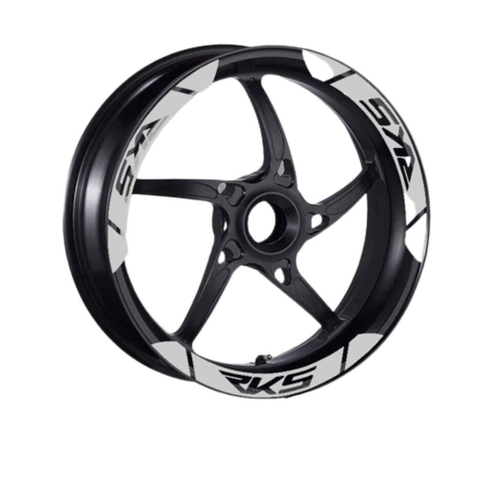 Rks Uyumlu Beyaz Geniş 1 Set Jant Şeridi