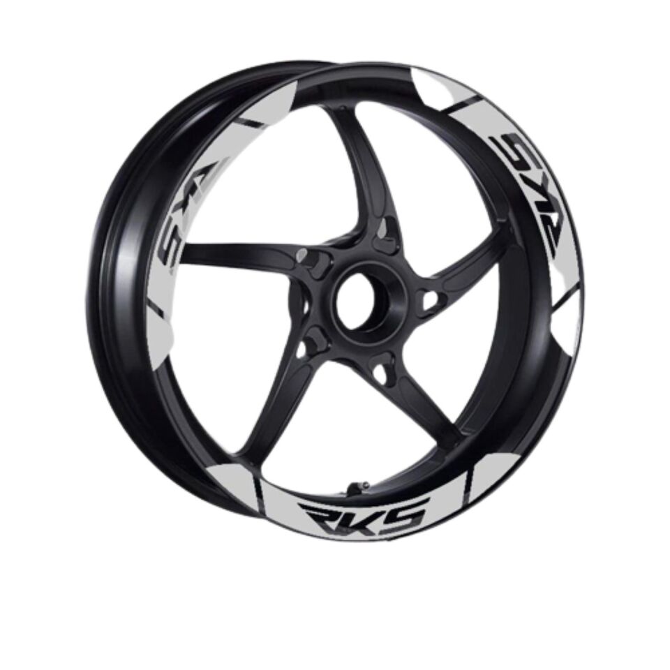 Rks Uyumlu Beyaz Geniş 1 Set Jant Şeridi