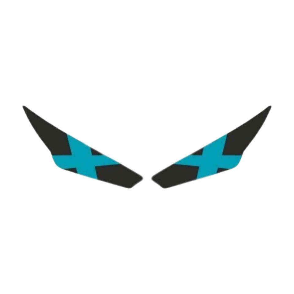 Rks R250 2023 - 2024 Uyumlu Far Sticker X Mavi