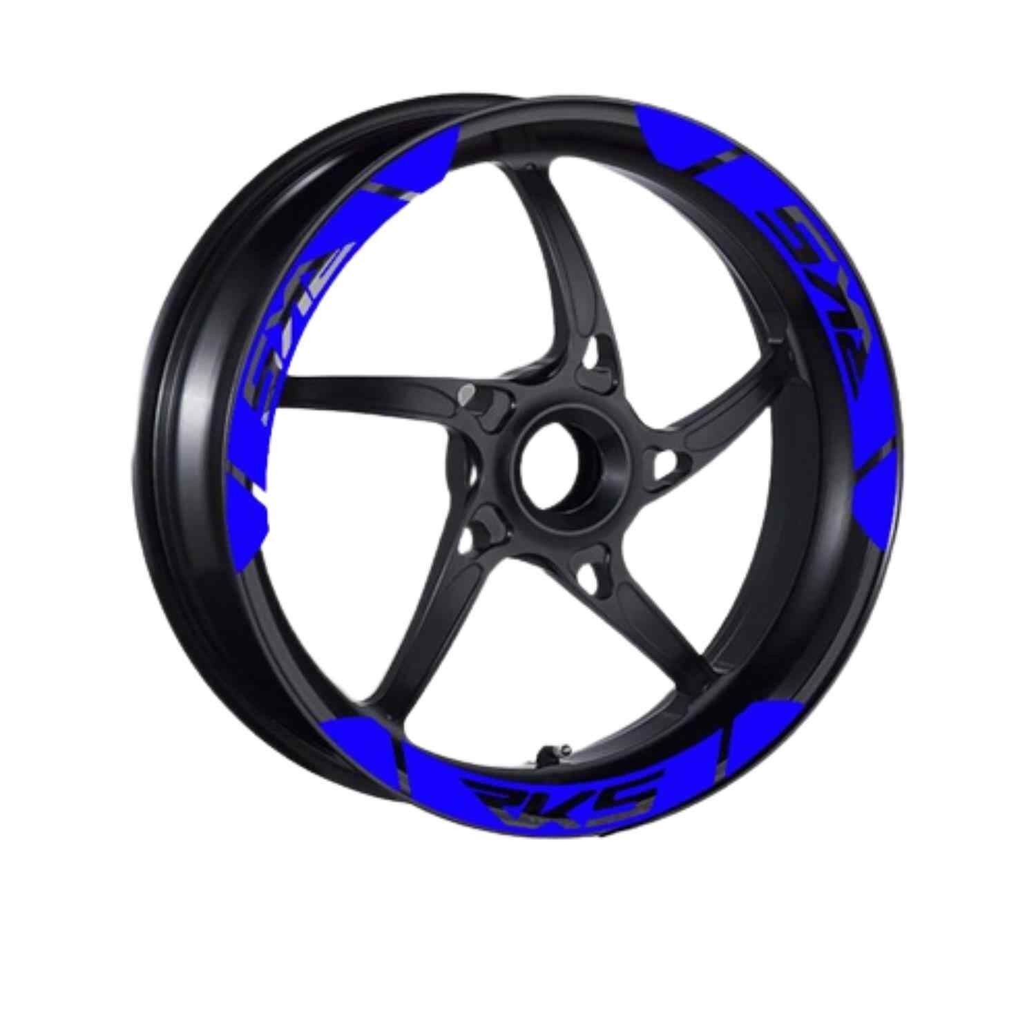 Rks Uyumlu Mavi Geniş 1 Set Jant Şeridi