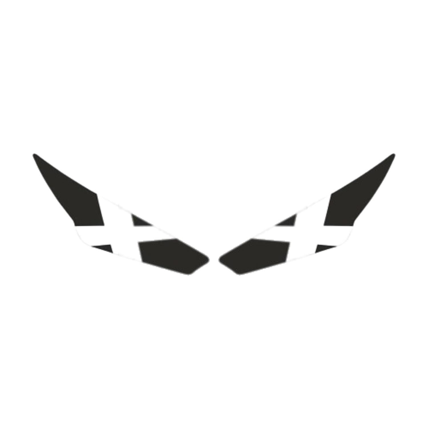 Rks R250 2023 - 2024 Uyumlu Far Sticker X Beyaz