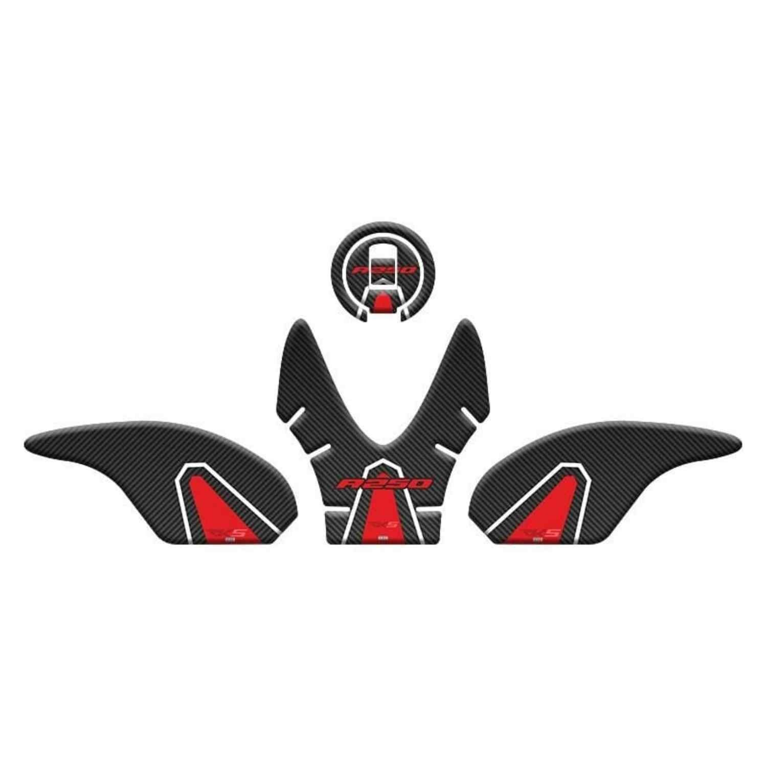 Rks R250 2022 - 2024 Uyumlu Tank Pad Set 002