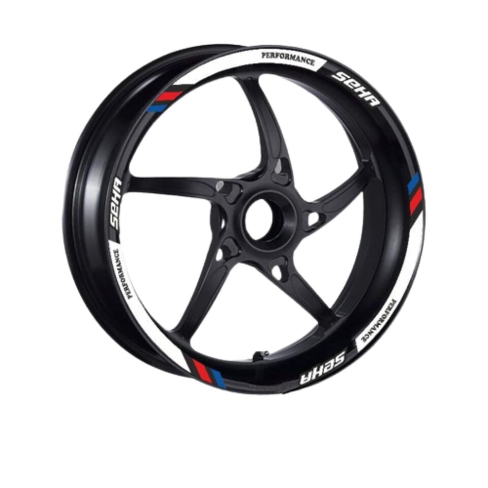 Kanuni Seha 150 2022 - 2024 Uyumlu 1 Set Jant Şeridi Beyaz