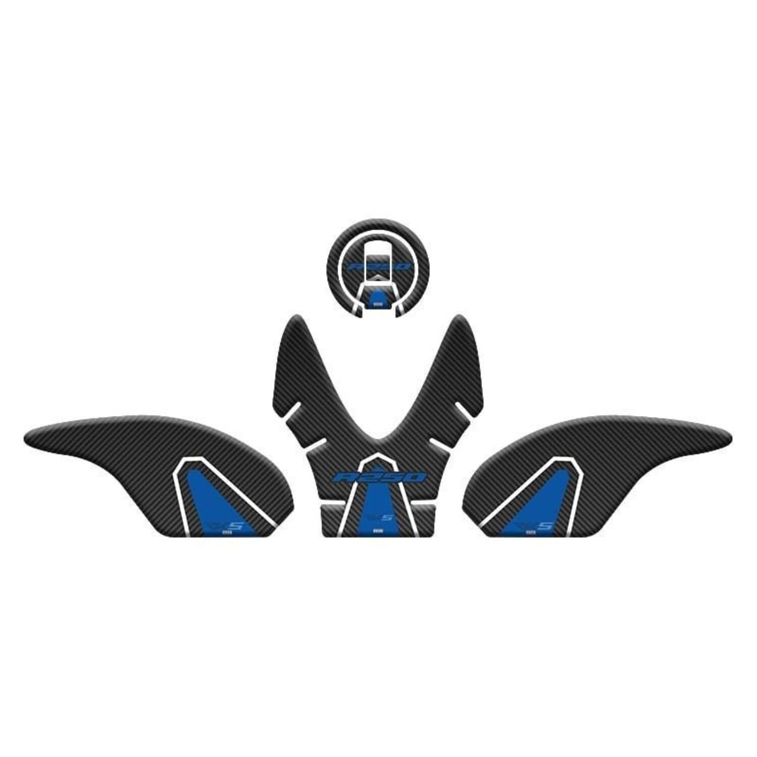 Rks R250 2022 - 2024 Uyumlu Tank Pad Set 003