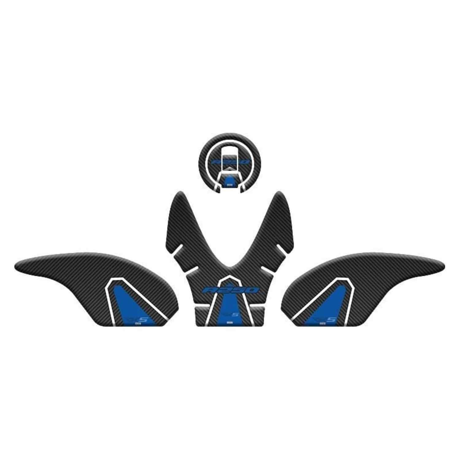 Rks R250 2022 - 2024 Uyumlu Tank Pad Set 003