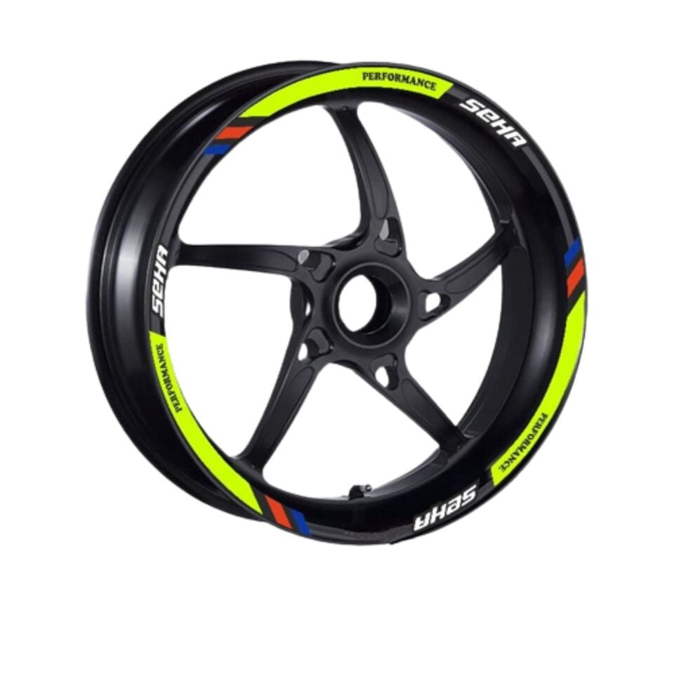 Kanuni Seha 150 2022 - 2024 Uyumlu 1 Set Jant Şeridi Sarı