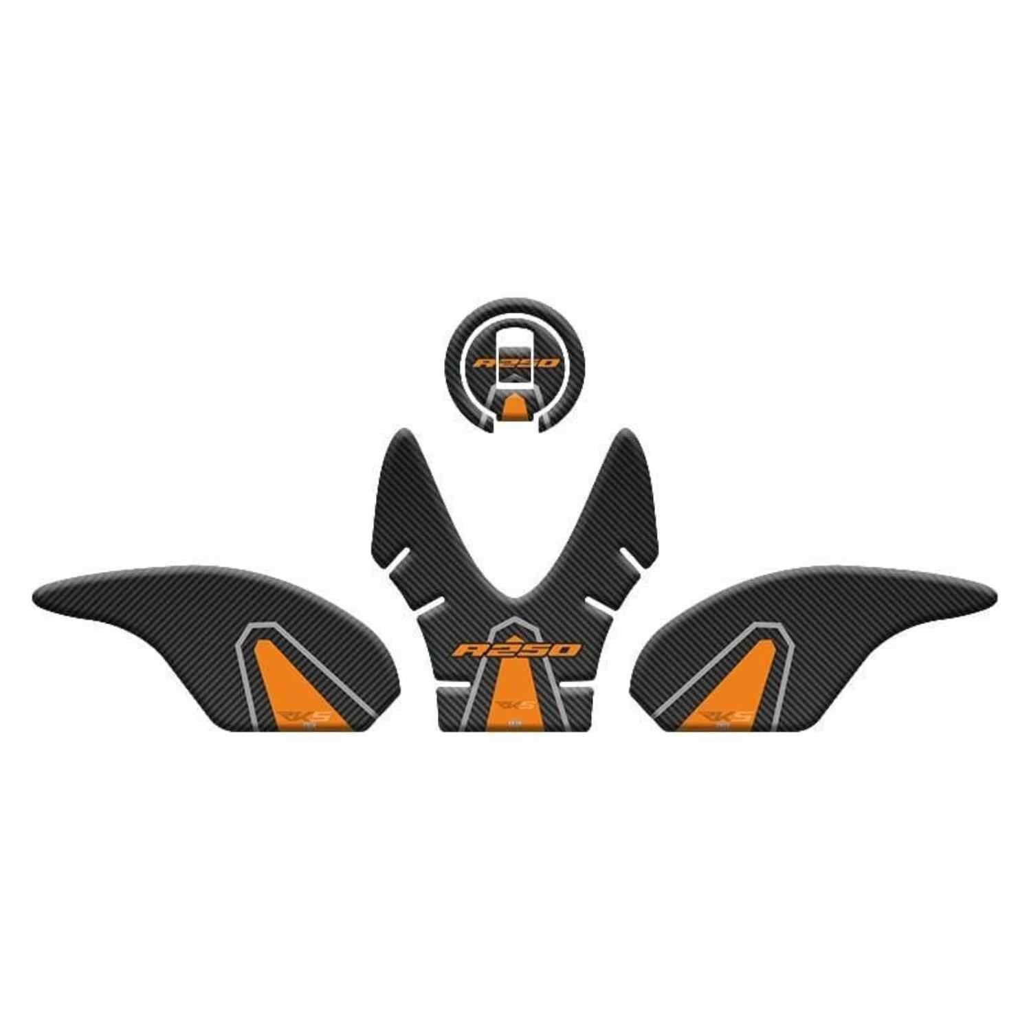 Rks R250 2022 - 2024 Uyumlu Tank Pad Set 004