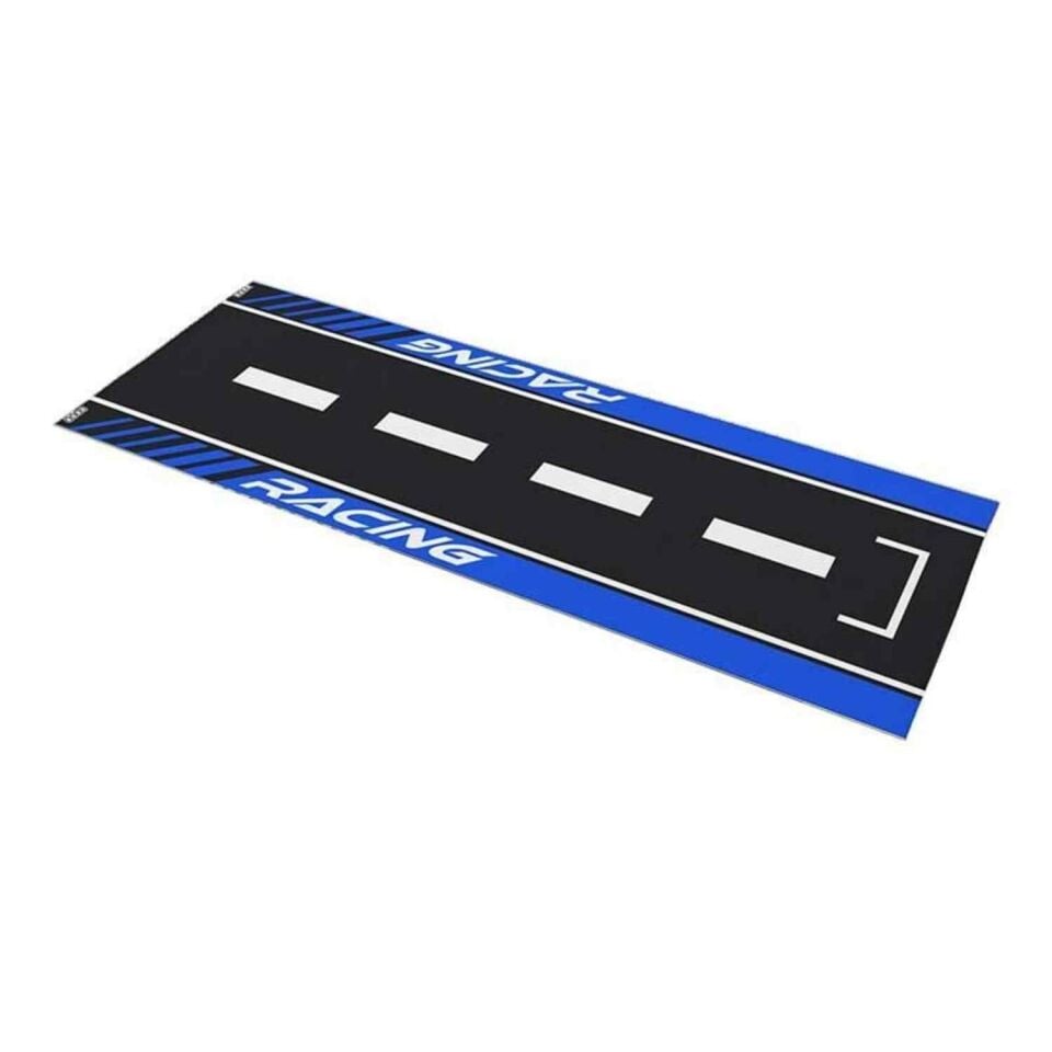 Skm Universal Mavi Desenli 80 X 220 Cm Kaydırmaz Motosiklet Halısı