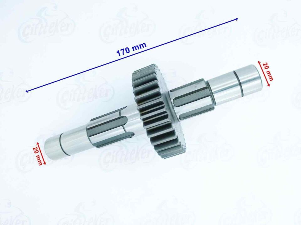 Atv Aeon 400 Şanzıman Mili 33T 170 Mm 6 Kanallı Öm