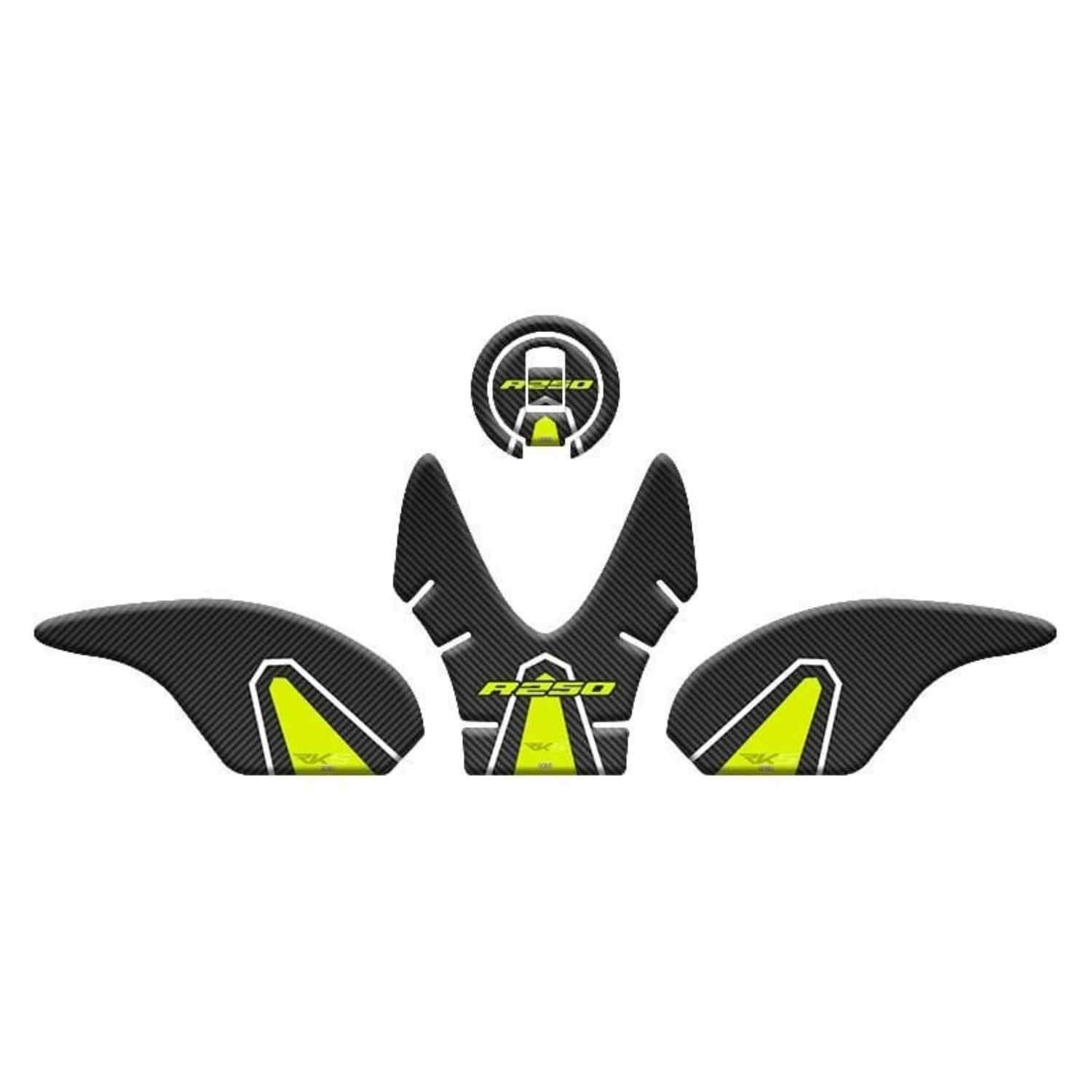 Rks R250 2022 - 2024 Uyumlu Tank Pad Set 005